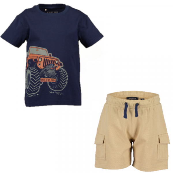 Blue Seven Σετ Μπλουζα Μπλε Με Σορτς Μπλεζ 26-826046-5750