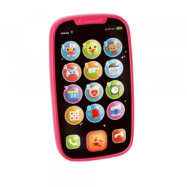 Bo Jungle B-My First Smart Phone Παιχνίδι-Τηλέφωνο Με Ήχους Κόκκινο 12+Μ B925220