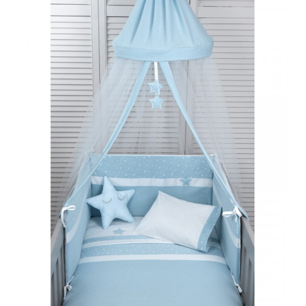 Baby Oliver Σετ Κούνιας Γαλάζιο 3τμχ  46-6700/371