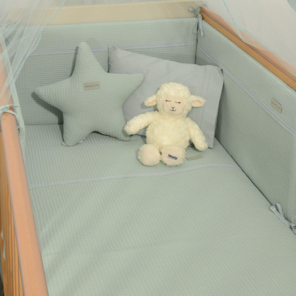 Baby Oliver Πάπλωμα Πικέ 100x140cm Μέντα 46-6700/453