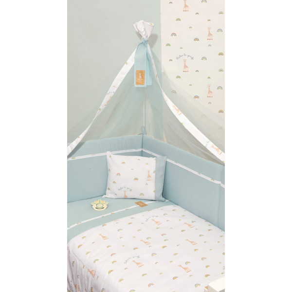 Baby Oliver Πάπλωμα & Παπλωματοθήκη Saphie La Girafe Μέντα 46-6700/503