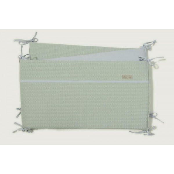 Baby Oliver Πάντα Προστασίας Κρεβατιού Πικέ Μέντα 46-6702/453