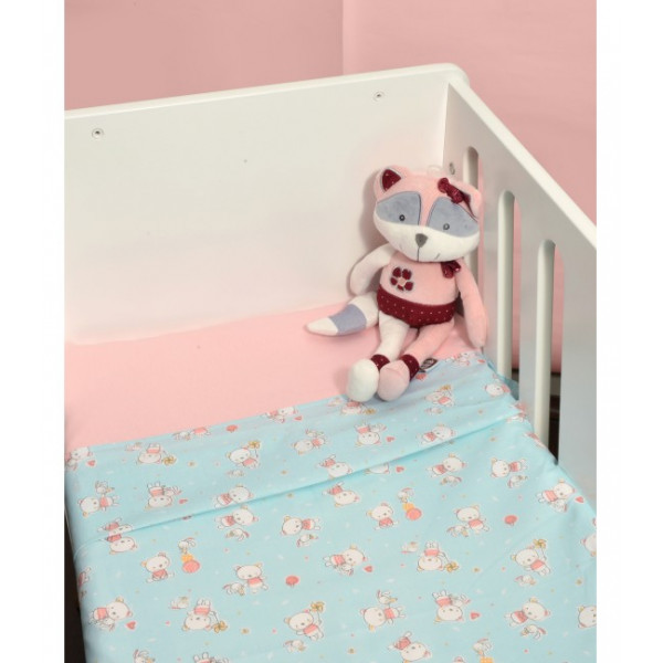 Baby Oliver Σεντόνια Λίκνου Εμπριμέ 2 Τεμ 80x100 46-6704/212