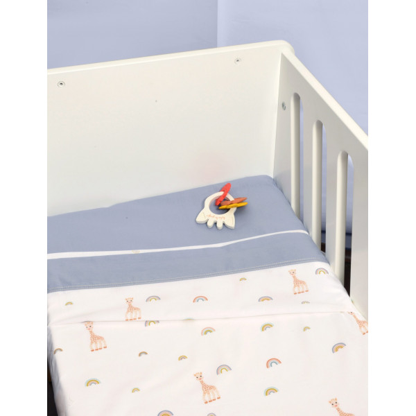 Baby Oliver Σεντόνια λίκνου 2 τμχ 75x110cm Sophie La Girafe 46-6704/501