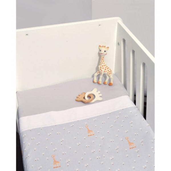 Baby Oliver Σεντόνια Λίκνου Σετ 2τ Sophie La Girafe 75x110 100% Βαμβάκι Design 505 46-6704/505