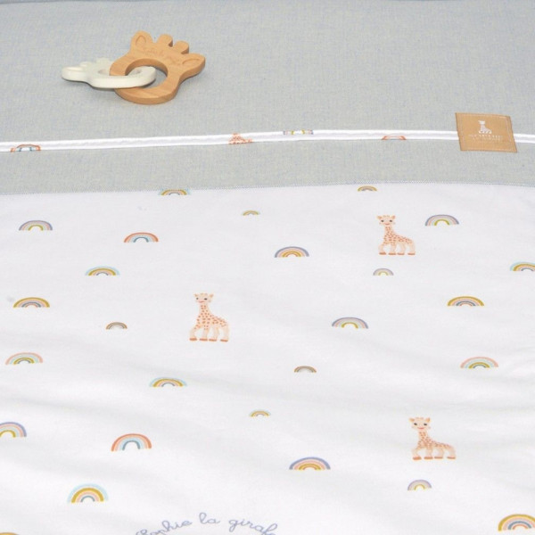 Baby Oliver Παπλωματοθήκη Mε Φερμουάρ 100x140cm Sophie La Girafe 46-6708/501