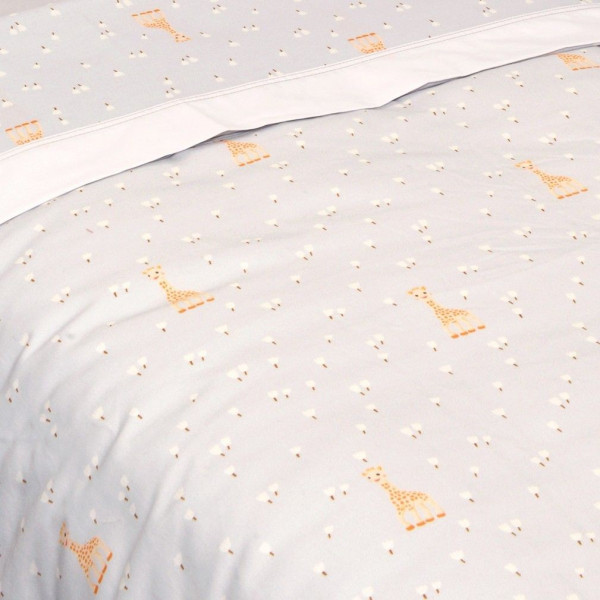 Baby Oliver Παπλωματοθήκη Mε Φερμουάρ 100x140cm Sophie La Girafe 46-6708/505