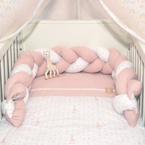 Baby Oliver Πλεξούδα τριπλή βαμβακερή 20x200cm με Ειδική Εσωτερική Επένδυση Sophie La Girafe 46-6713/502