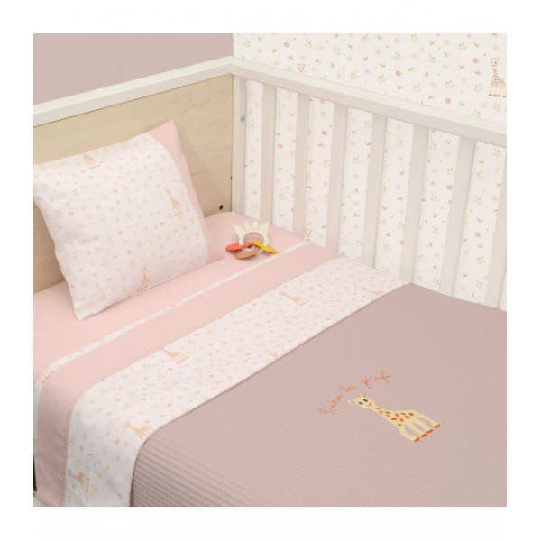 Baby Oliver Κουβέρτα Πικέ Κούνιας Sophie La Girafe 100x140 Design 502 46-6720/502