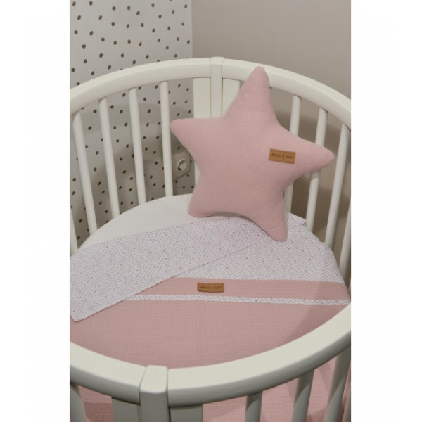 Baby Oliver Καλοκαιρινή Κουβέρτα Διπλής Όψης Μήλο 75x95 46-6721/402