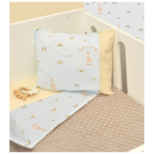 Baby Oliver Κουβέρτα κούνιας διπλής όψης Minky Sophie La Girafe  46-6724/504