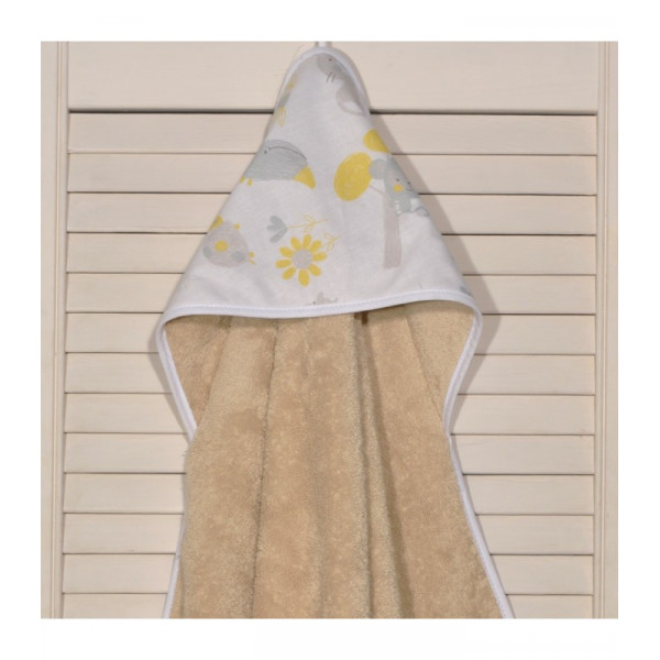 Baby Oliver Μπουρνούζι μπεζ 75x75 46-6730/203