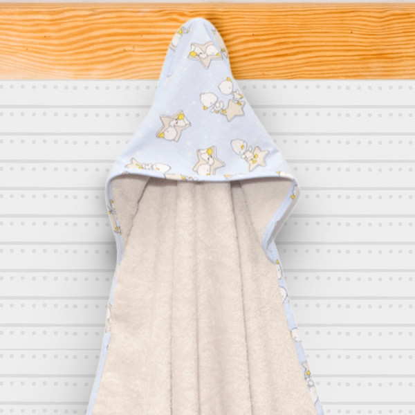 Baby Oliver Μπουρνούζι Κάπα Σιελ 75x75 46-6730/211