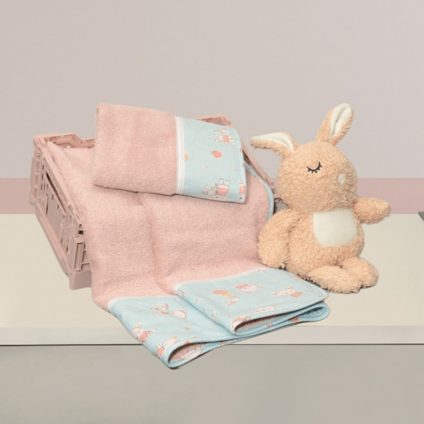 Baby Oliver Σετ Πετσέτες Εμπριμέ 2τμχ 30x50 και 70x120 46-6760/212