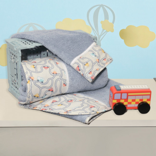 Baby Oliver Σετ Πετσέτες 2τμχ 30x50cm και 70x120cm 46-6760/214
