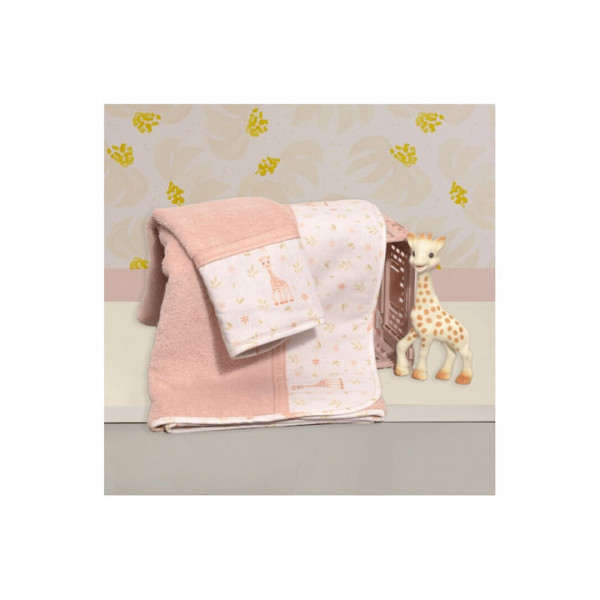 Sophie La Girafe Σετ Πετσέτες Ροζ 46-6760/502
