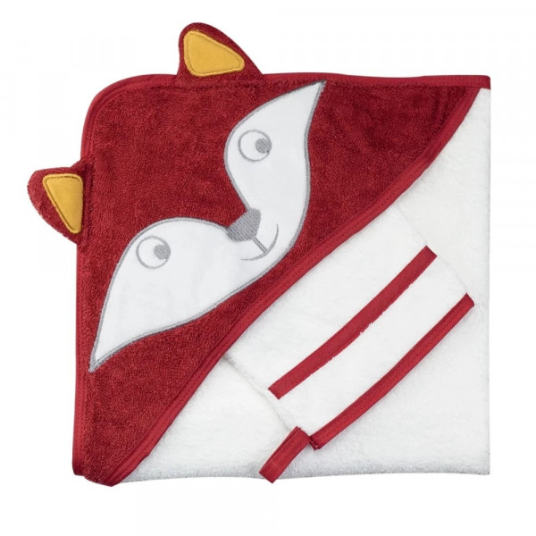 Trois Kilos Sept Μπουρνούζι Τρίγωνο Fox 75x75cm  55-8435004