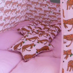 BabyBliss Μεγάλη υφασμάτινη σκηνή με παχύ στρώμα και 2 μαξιλαράκια Spots Tell Tales Of The Leopard BLISS070004