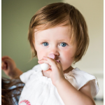 Babyono Σετ Εργονομικό Κουτάλι Πιρούνι Με Θήκη Pink 12m+ BN969/01