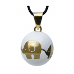 Babylonia Bola Μελωδικό Μενταγιόν Εγκυμοσύνης - Golden Elephants CH101
