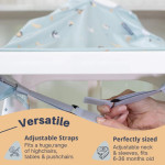 Bibado Βρεφική Σαλιάρα με μακρύ μανίκι Forest Friends BR78061