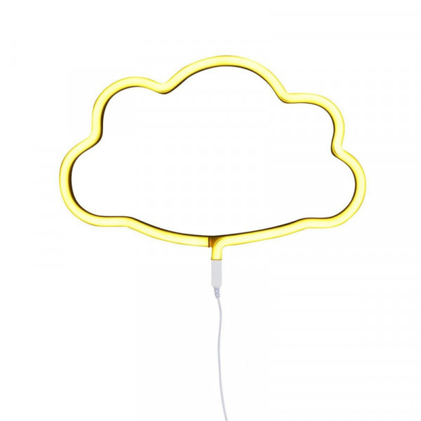 A Little Lovely Company Φωτιστικό Neon Cloud Κίτρινο LTNE051