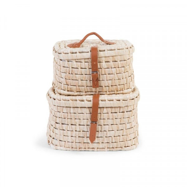 CHILDHOME Καλάθια 2 τεμάχια Corn Husk BR74805