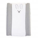 CHILDHOME Κάλυμμα Αλλαξιέρας Rabbit Jersey Grey BR73576