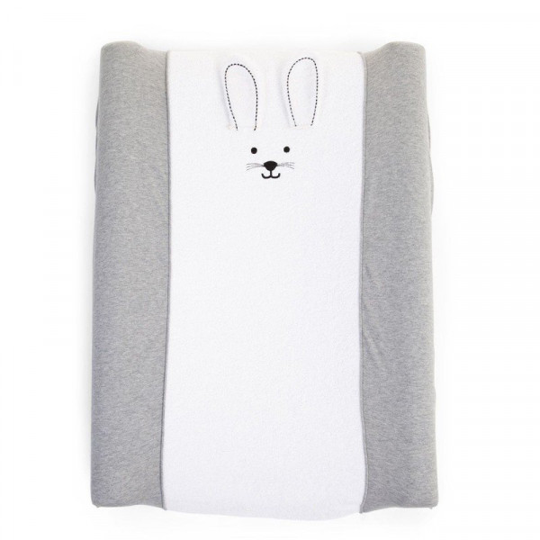CHILDHOME Κάλυμμα Αλλαξιέρας Rabbit Jersey Grey BR73576