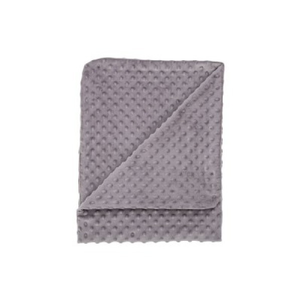Bubaba Κουβέρτα Αγκαλιάς Minky 75x90cm Grey 84034