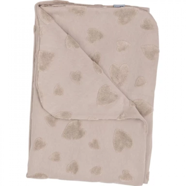Bubaba Κουβέρτα Beige Hearts 87295