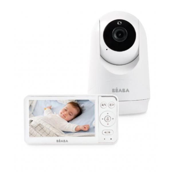 Béaba Ενδοεπικοινωνία Μωρού ZEN+2 White με Κάμερα 360° & Οθόνη 5'' BR79749