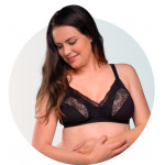 Carriwell Σουτιέν Θηλασμού Soft as Silk Medium Black CW2111 Carriwell Σουτιέν Θηλασμού Soft as Silk Medium Black CW2111
