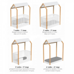 Casababy La Maison Βρεφικό κρεβάτι μετατρεπόμενο τύπου Μοντεσσόρι 590205 Casababy La Maison Βρεφικό κρεβάτι μετατρεπόμενο τύπου Μοντεσσόρι 590205