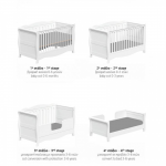 Casababy Oxford Βρεφικό Κρεβάτι Μετατρεπόμενο 590234 Casababy Oxford Βρεφικό Κρεβάτι Μετατρεπόμενο 590234