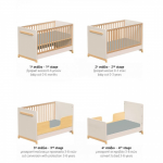 Casababy Palmer Βρεφικό Κρεβάτι Μετατρεπόμενο Σε Προεφηβικό Εκρού 590295 Casababy Palmer Βρεφικό Κρεβάτι Μετατρεπόμενο Σε Προεφηβικό Εκρού 590295