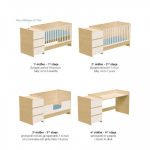 Casababy Combo Βρεφική Πολυμορφική Κούνια 4 σε 1 590305 Casababy Combo Βρεφική Πολυμορφική Κούνια 4 σε 1 590305