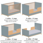 Casababy Zoom Ocean Βρεφικό Κρεβάτι Μετατρεπόμενο Σε Προεφηβικό 590360