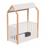 Casababy La Maison Ecru Βρεφικό Κρεβάτι Μετατρεπόμενο Σε Προεφηβικό Τύπου Μοντεσσόρι 590365