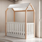 Casababy La Maison Ecru Βρεφικό Κρεβάτι Μετατρεπόμενο Σε Προεφηβικό Τύπου Μοντεσσόρι 590365
