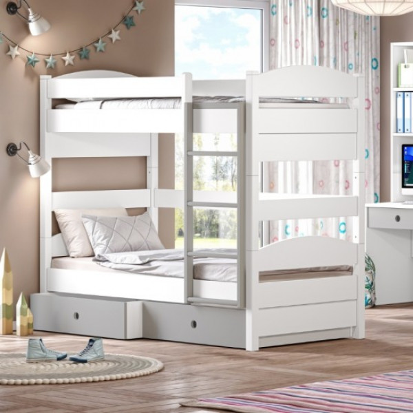 Casakids Loft Κουκέτα Μετατρεπόμενη με Αποσπώμενη Σκάλα Μονή CK00002