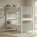 Casakids Cozy Κουκέτα Μετατρεπόμενη με Αποσπώμενη Σκάλα Μονό CK00012 Casakids Cozy Κουκέτα Μετατρεπόμενη με Αποσπώμενη Σκάλα Μονό CK00012