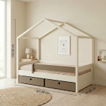 Casakids Dreamy Κρεβάτι 3-Σε-1 Μονό Για 2 Διαστάσεις Στρωμάτων CK00094 Casakids Dreamy Κρεβάτι 3-Σε-1 Μονό Για 2 Διαστάσεις Στρωμάτων CK00094