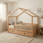 Casakids Dreamy Natural Κρεβάτι 3-Σε-1 Μονό Για 2 Διαστάσεις Στρωμάτων CK00103 Casakids Dreamy Natural Κρεβάτι 3-Σε-1 Μονό Για 2 Διαστάσεις Στρωμάτων CK00103