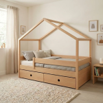 Casakids Dreamy Natural Κρεβάτι 3-Σε-1 Μονό Για 2 Διαστάσεις Στρωμάτων CK00103 Casakids Dreamy Natural Κρεβάτι 3-Σε-1 Μονό Για 2 Διαστάσεις Στρωμάτων CK00103
