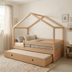 Casakids Dreamy Natural Κρεβάτι 3-Σε-1 Μονό Για 2 Διαστάσεις Στρωμάτων CK00103 Casakids Dreamy Natural Κρεβάτι 3-Σε-1 Μονό Για 2 Διαστάσεις Στρωμάτων CK00103