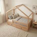 Casakids Dreamy Natural Κρεβάτι 3-Σε-1 Μονό Για 2 Διαστάσεις Στρωμάτων CK00103 Casakids Dreamy Natural Κρεβάτι 3-Σε-1 Μονό Για 2 Διαστάσεις Στρωμάτων CK00103
