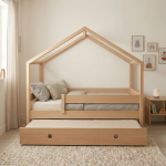 Casakids Dreamy Natural Κρεβάτι 3-Σε-1 Μονό Για 2 Διαστάσεις Στρωμάτων CK00103 Casakids Dreamy Natural Κρεβάτι 3-Σε-1 Μονό Για 2 Διαστάσεις Στρωμάτων CK00103