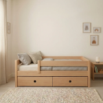 Casakids Dreamy Natural Κρεβάτι 3-Σε-1 Μονό Για 2 Διαστάσεις Στρωμάτων CK00103 Casakids Dreamy Natural Κρεβάτι 3-Σε-1 Μονό Για 2 Διαστάσεις Στρωμάτων CK00103