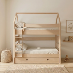 Casakids Kiddy Natural Μασίφ Παιδική Κουκέτα Διαιρούμενη CK00105 Casakids Kiddy Natural Μασίφ Παιδική Κουκέτα Διαιρούμενη CK00105
